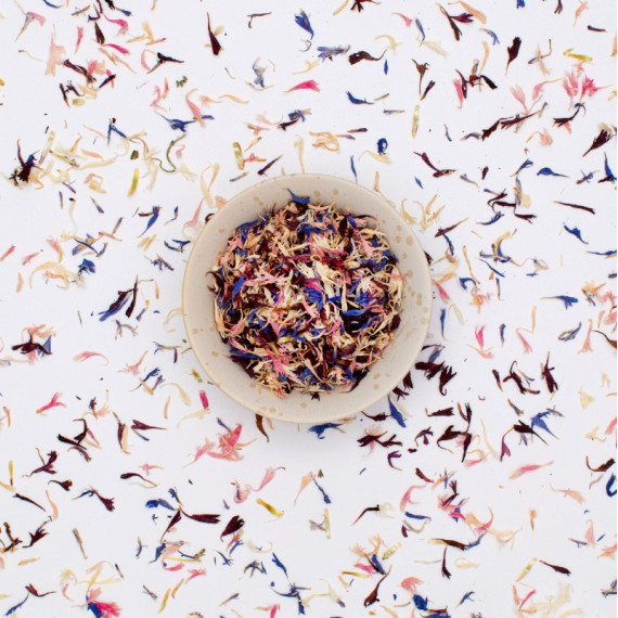 Fiori Edibili Mix di Fiordaliso in petali
