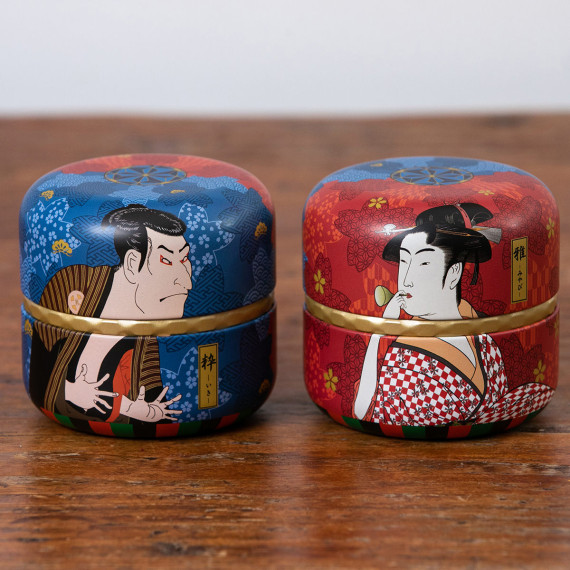 Ukiyo-e tea box