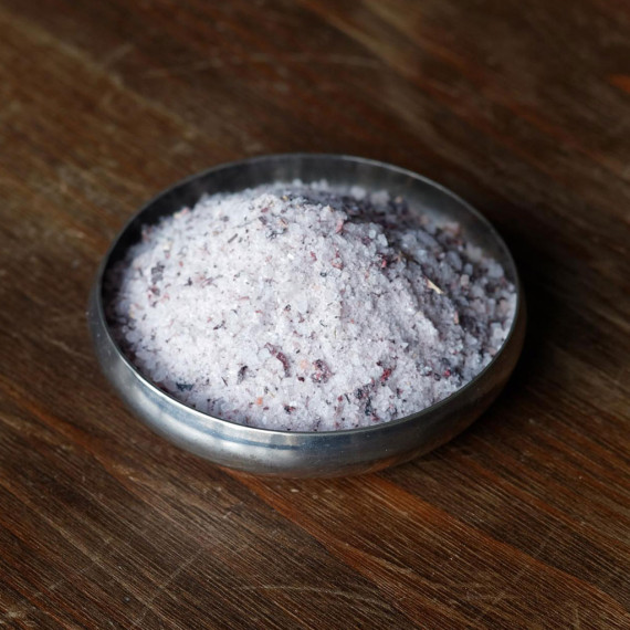 Diamanti di Sale dell'Himalaya con Fiori di Ibisco